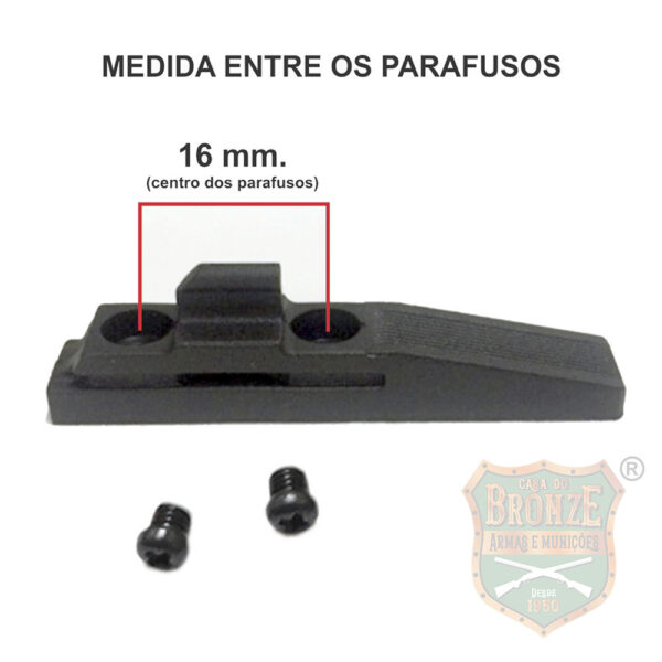 Massa de mira CBC Rifle 8022 / 7022 / 8122 e Carabina de Pressão Montenegro G1 - Imagem 3